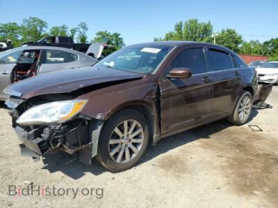 2013 Chrysler 200 Touring, brown — VIN 1C3CCBBB3DN649559, Copart