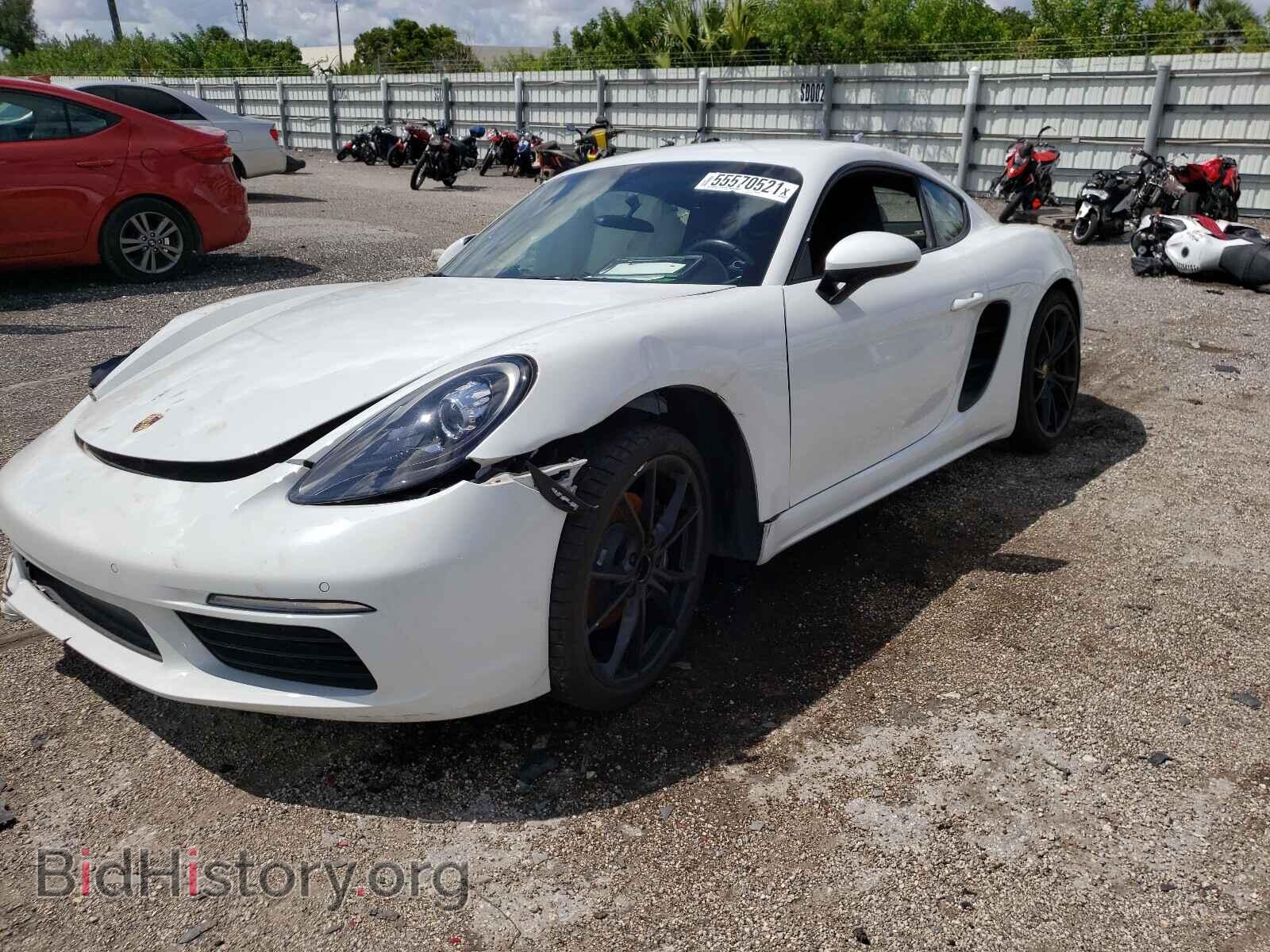 2018 PORSCHE CAYMAN - VIN: WP0AA2A88JK261710 - Фото 2