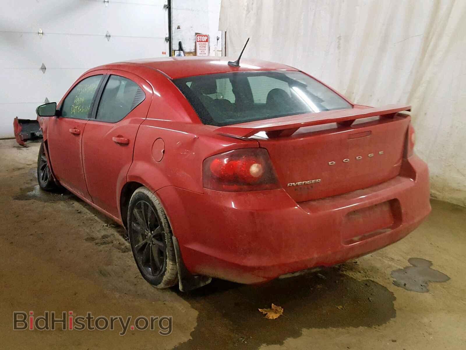 2014 DODGE AVENGER - VIN: 1C3CDZAB4EN226756 - Фото 3
