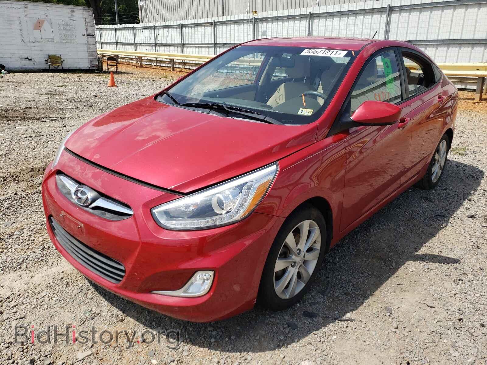 2014 HYUNDAI ACCENT - VIN: KMHCU4AE2EU763572 - Фото 2
