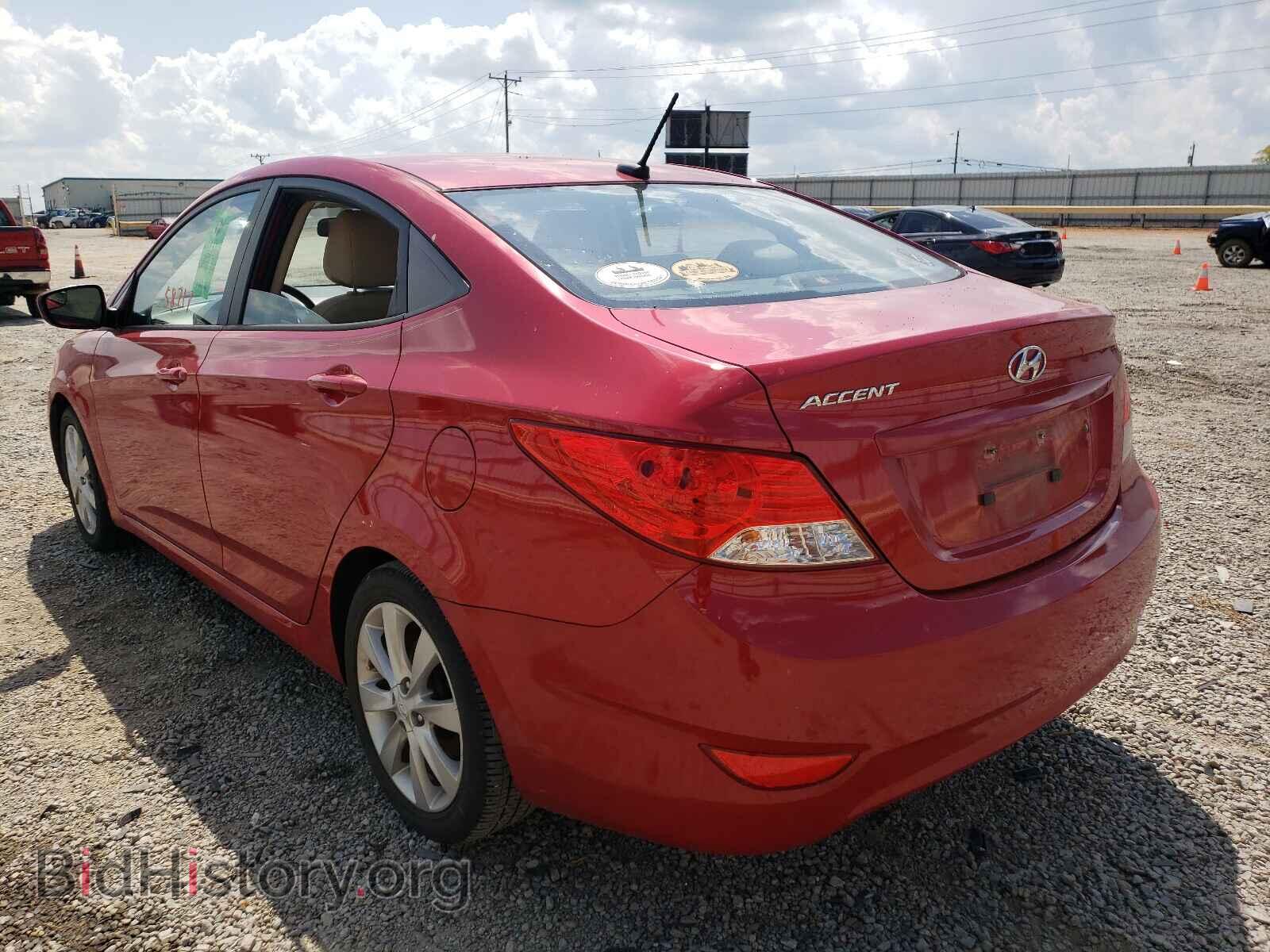 2014 HYUNDAI ACCENT - VIN: KMHCU4AE2EU763572 - Фото 3