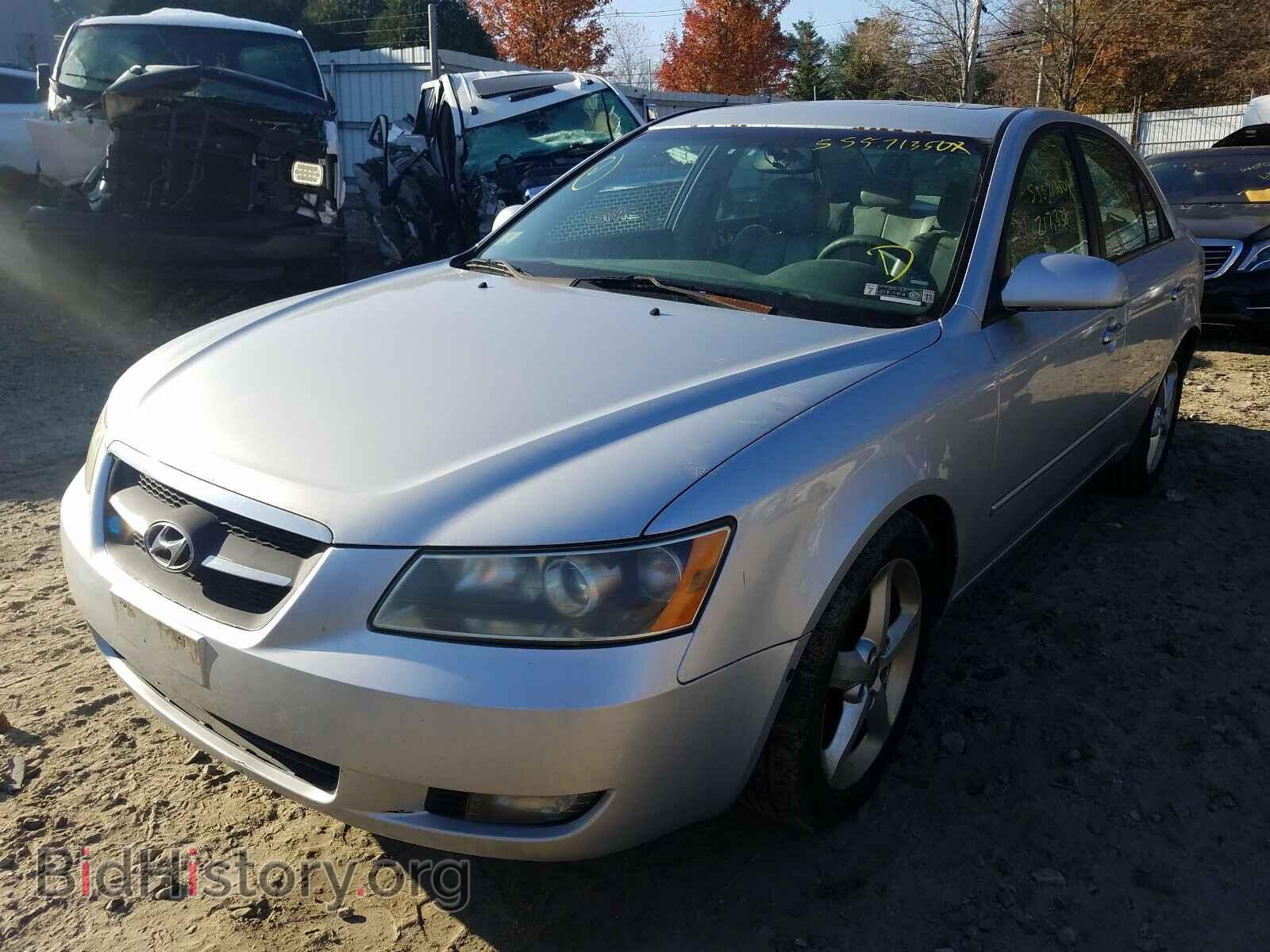 2007 HYUNDAI SONATA - VIN: 5NPEU46F07H250526 - Фото 2