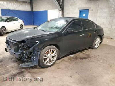 2012 Nissan MAXIMA S, black — VIN 1N4AA5AP3CC826344, Copart