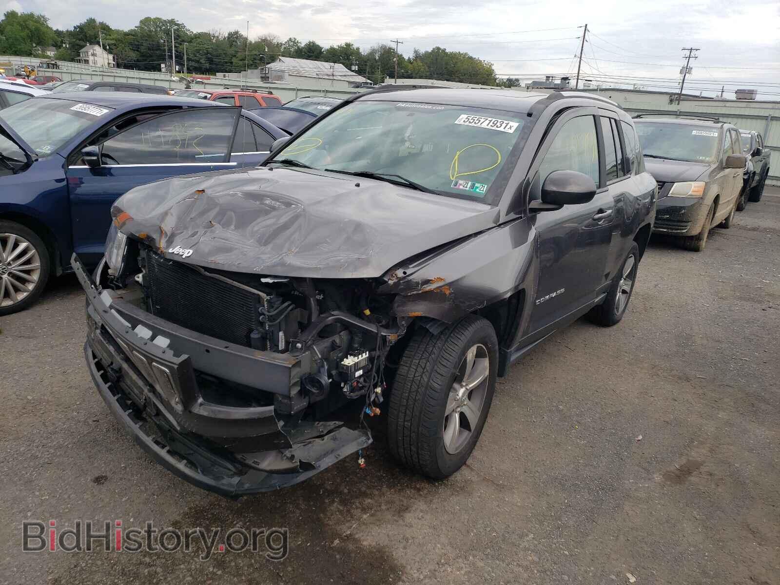 2016 JEEP COMPASS - VIN: 1C4NJDEB1GD650947 - Фото 2
