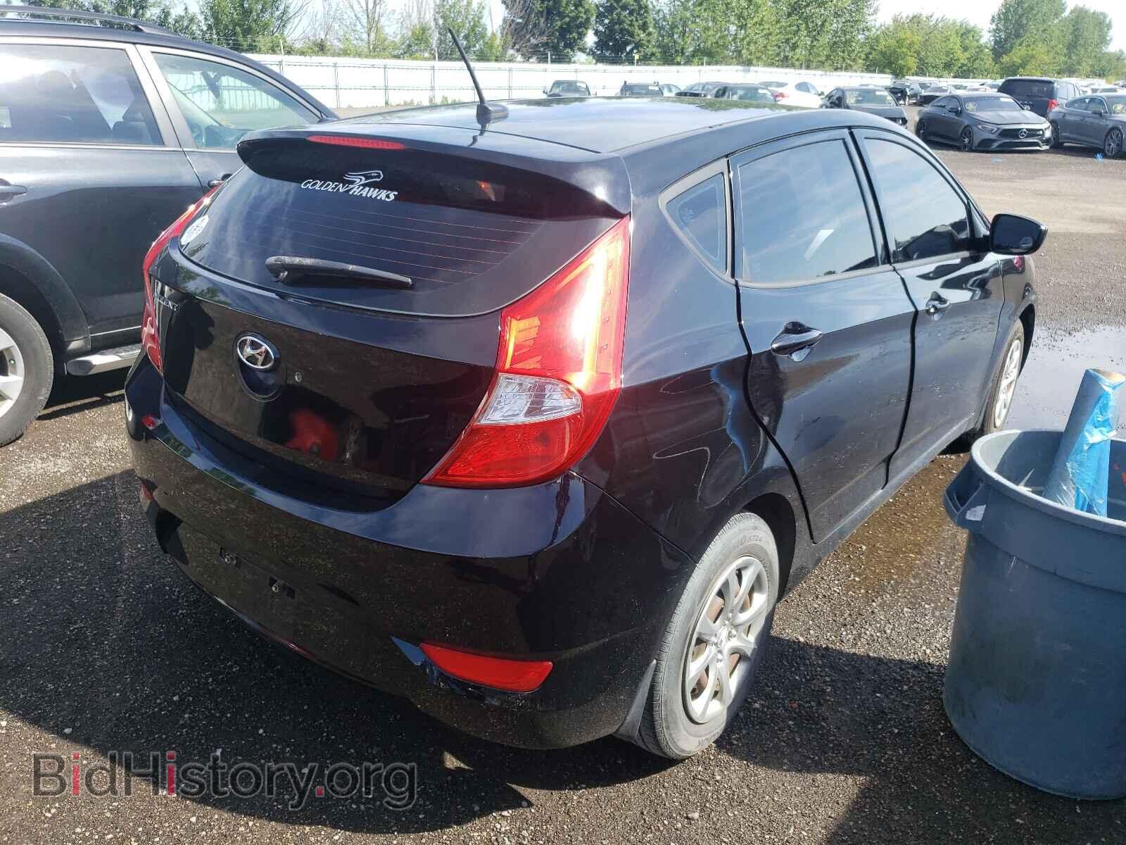 2012 HYUNDAI ACCENT - VIN: KMHCT5AEXCU049470 - Фото 4