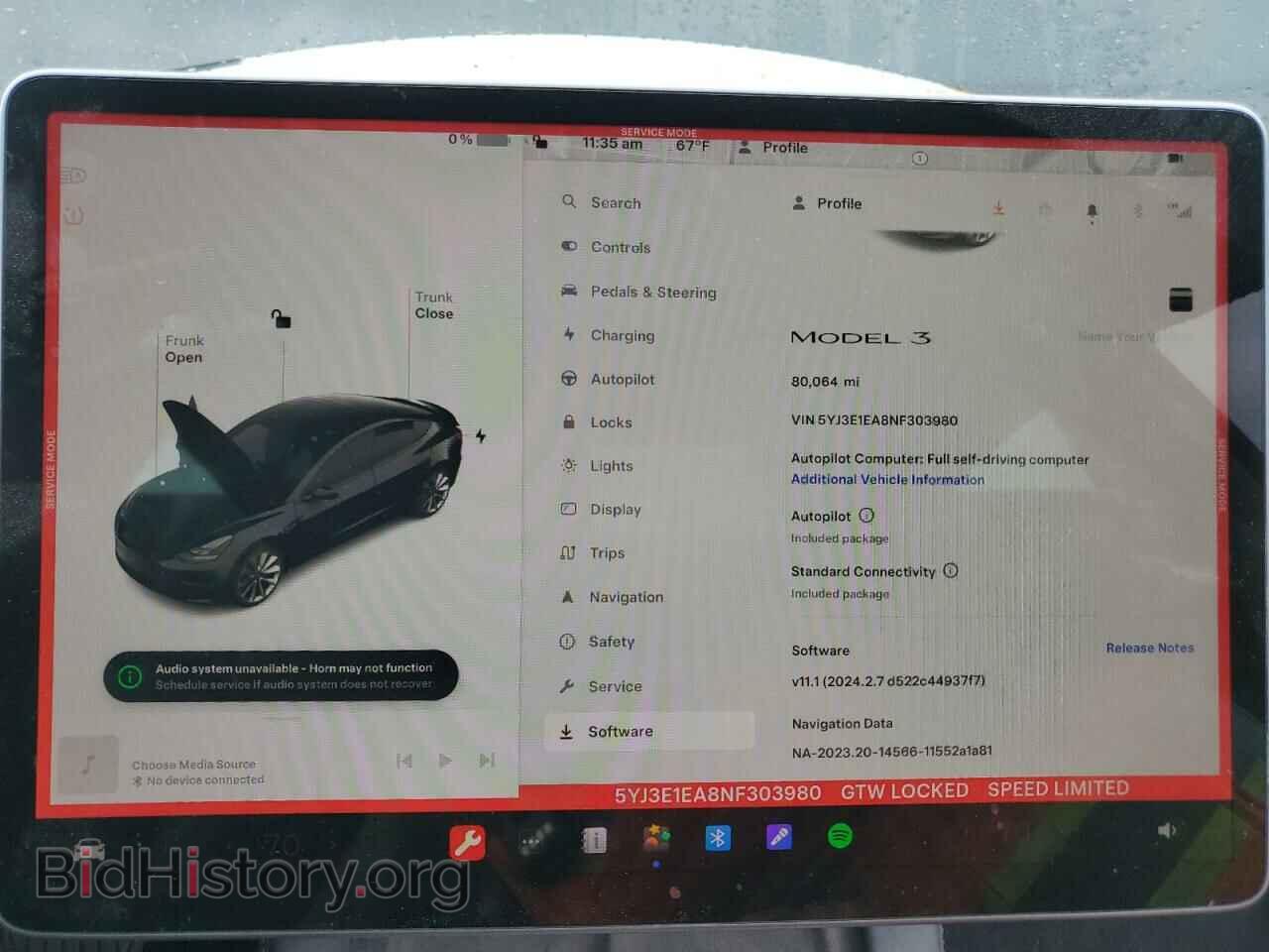2022 TESLA MODEL 3 - VIN: 5YJ3E1EA8NF303980 - Фото 9