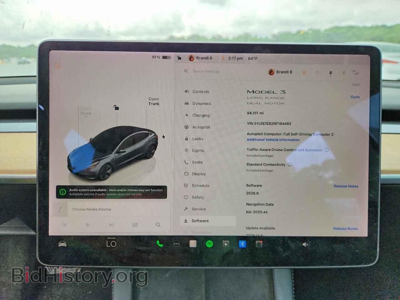 2022 TESLA MODEL 3 - VIN: 5YJ3E1EB2NF184493 - Фото 9