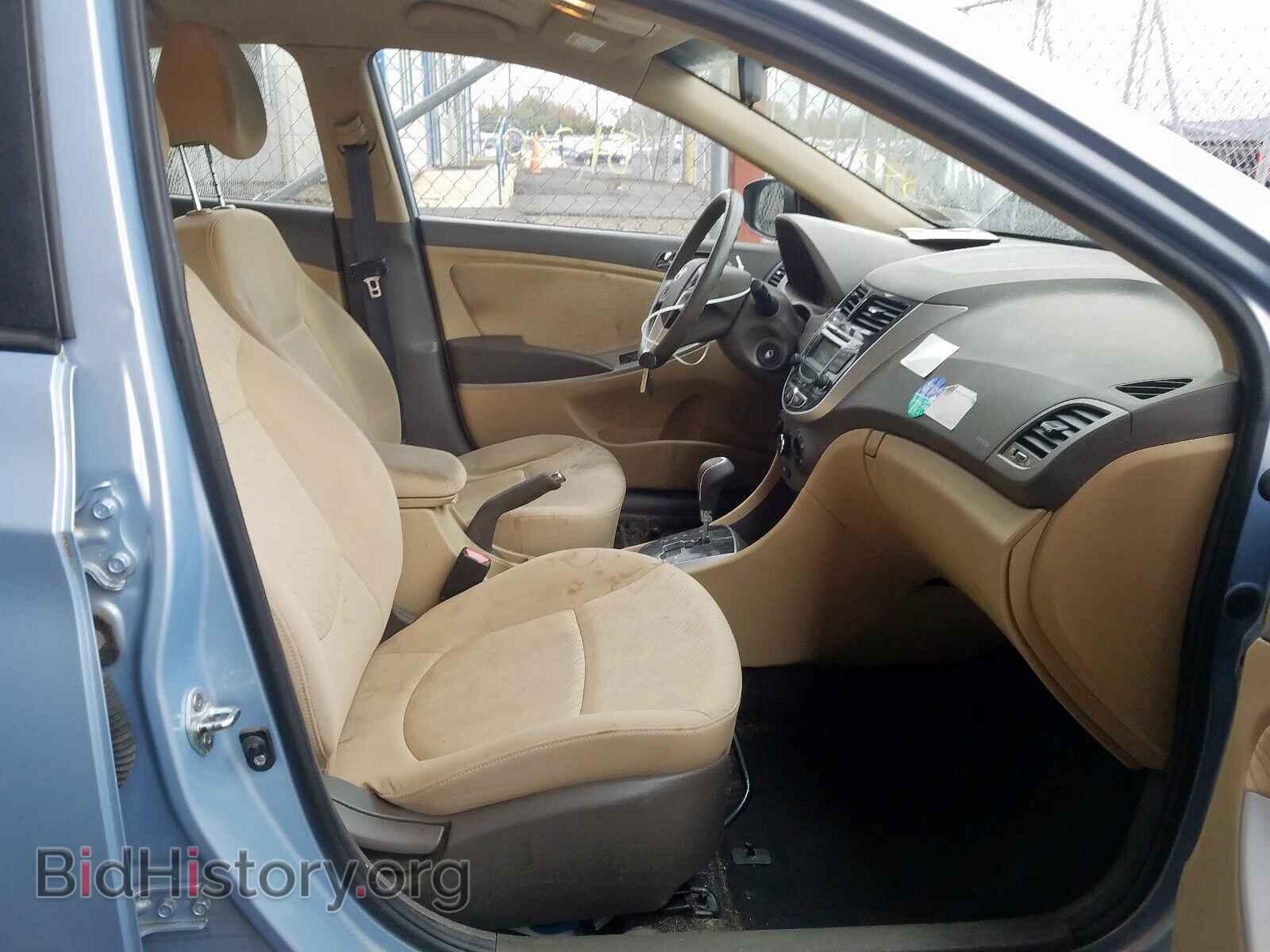 2012 HYUNDAI ACCENT - VIN: KMHCU4AEXCU209855 - Фото 5
