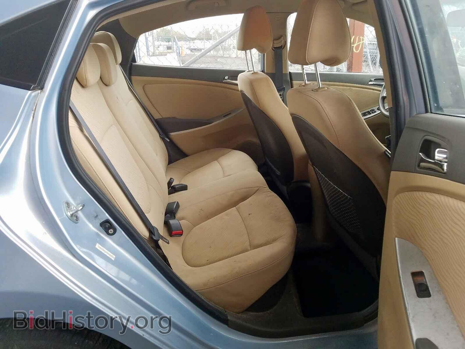 2012 HYUNDAI ACCENT - VIN: KMHCU4AEXCU209855 - Фото 6
