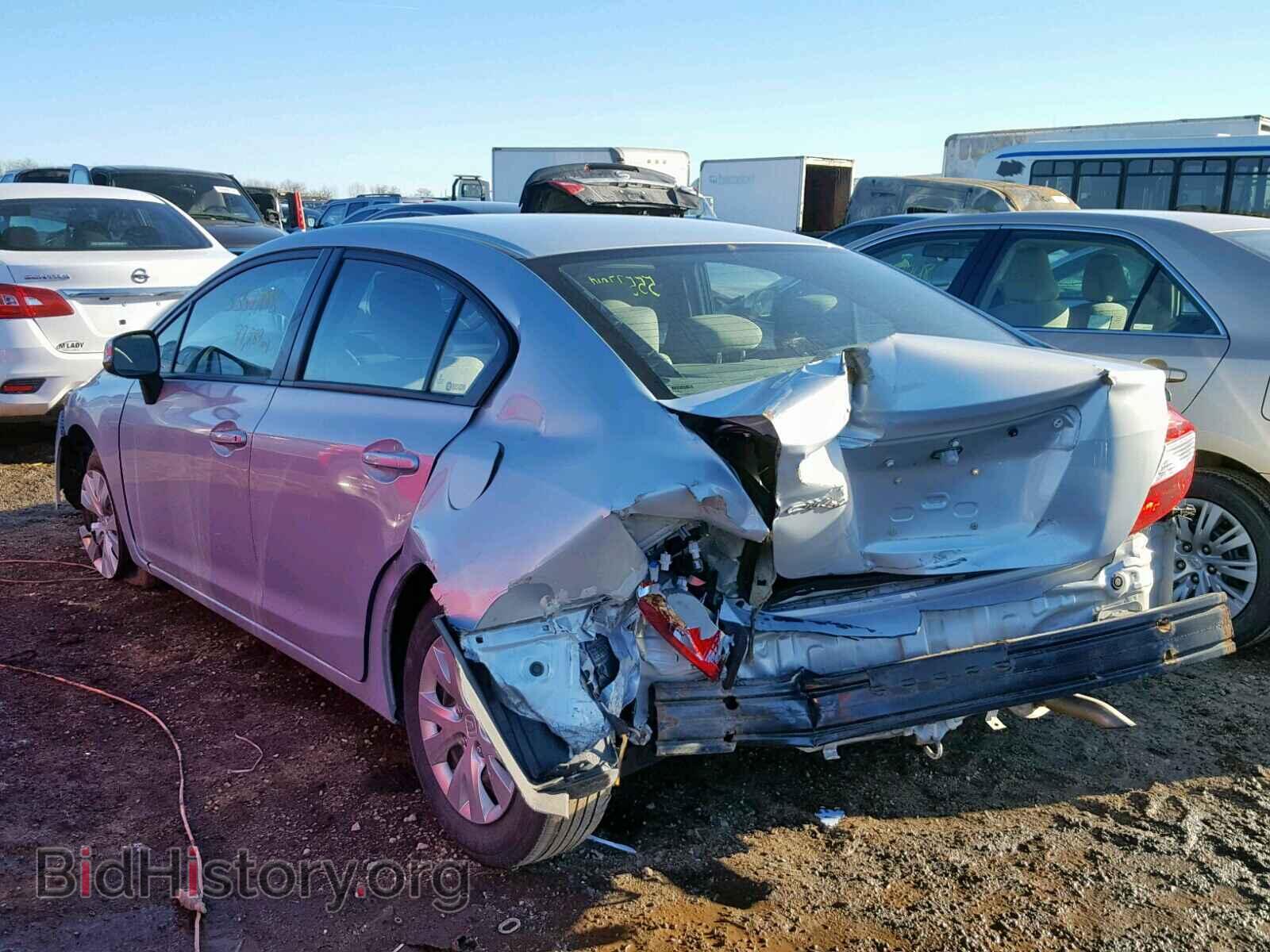 2012 HONDA CIVIC LX - VIN: 19XFB2F52CE024735 - Фото 3
