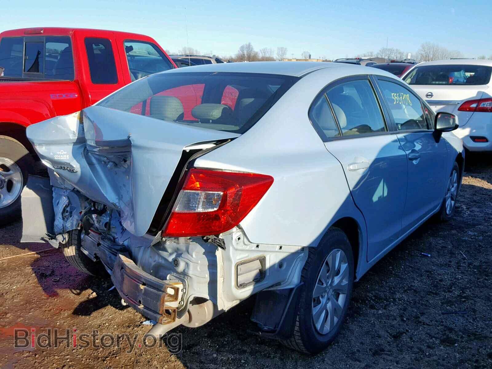 2012 HONDA CIVIC LX - VIN: 19XFB2F52CE024735 - Фото 4