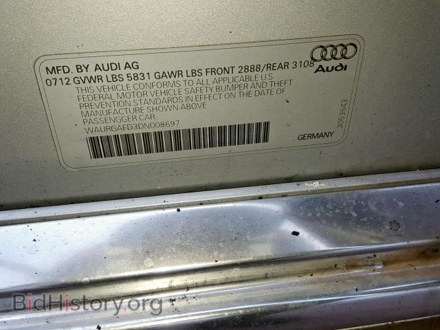 2013 AUDI A8 - VIN: WAURGAFD3DN008697 - Photo 10