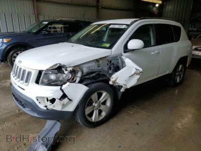 2014 Jeep COMPASS Latitude, белый — VIN 1C4NJDEB6ED632747, Copart