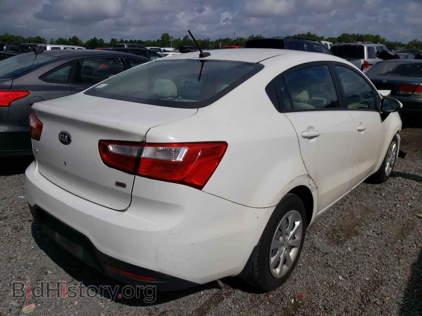 2013 KIA RIO - VIN: KNADM4A35D6296882 - Фото 4