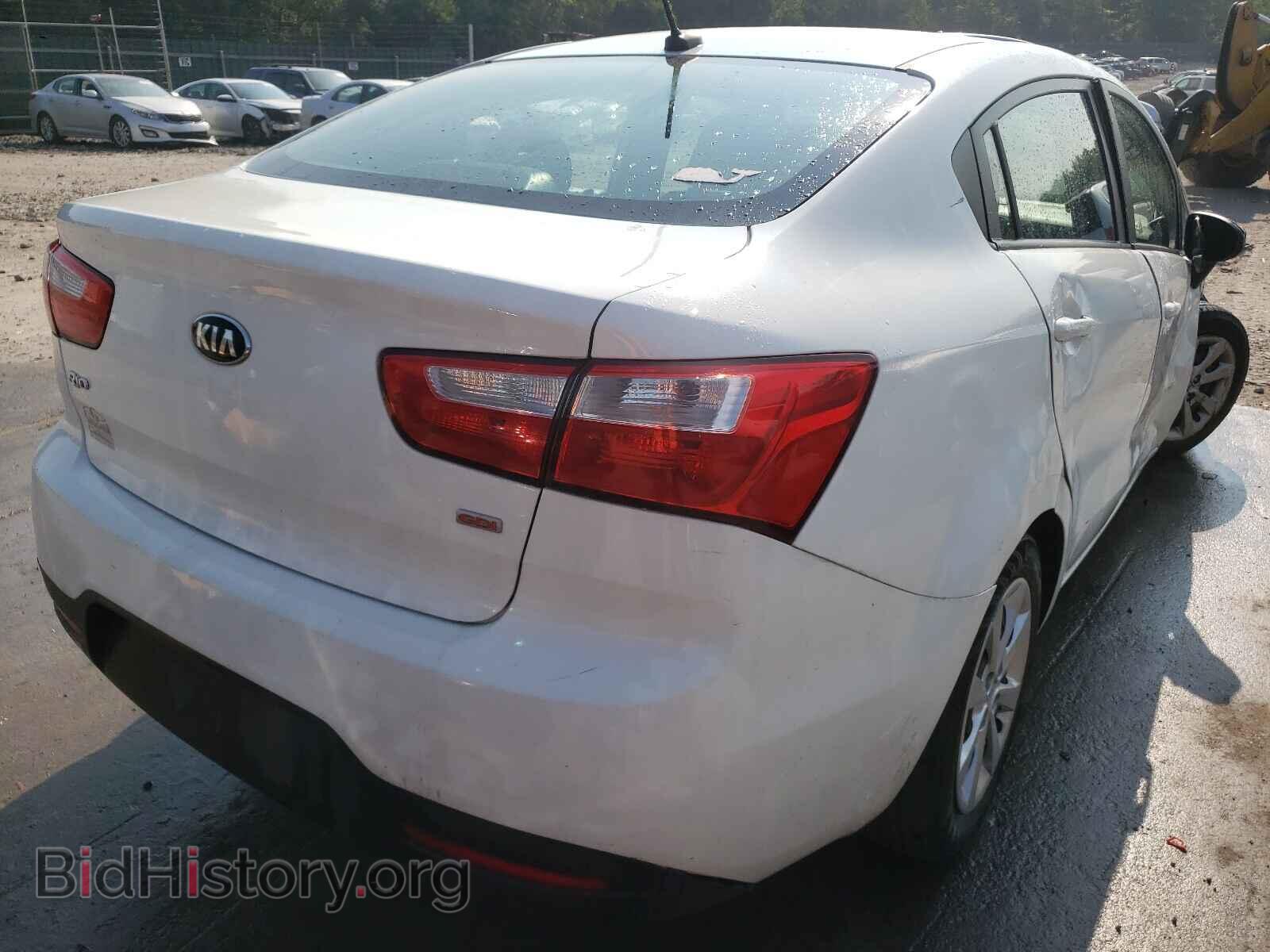 2014 KIA RIO - VIN: KNADM4A39E6384738 - Фото 4