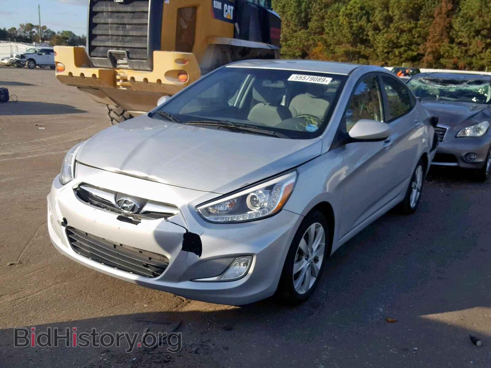 2014 HYUNDAI ACCENT - VIN: KMHCU4AE8EU754486 - Фото 2