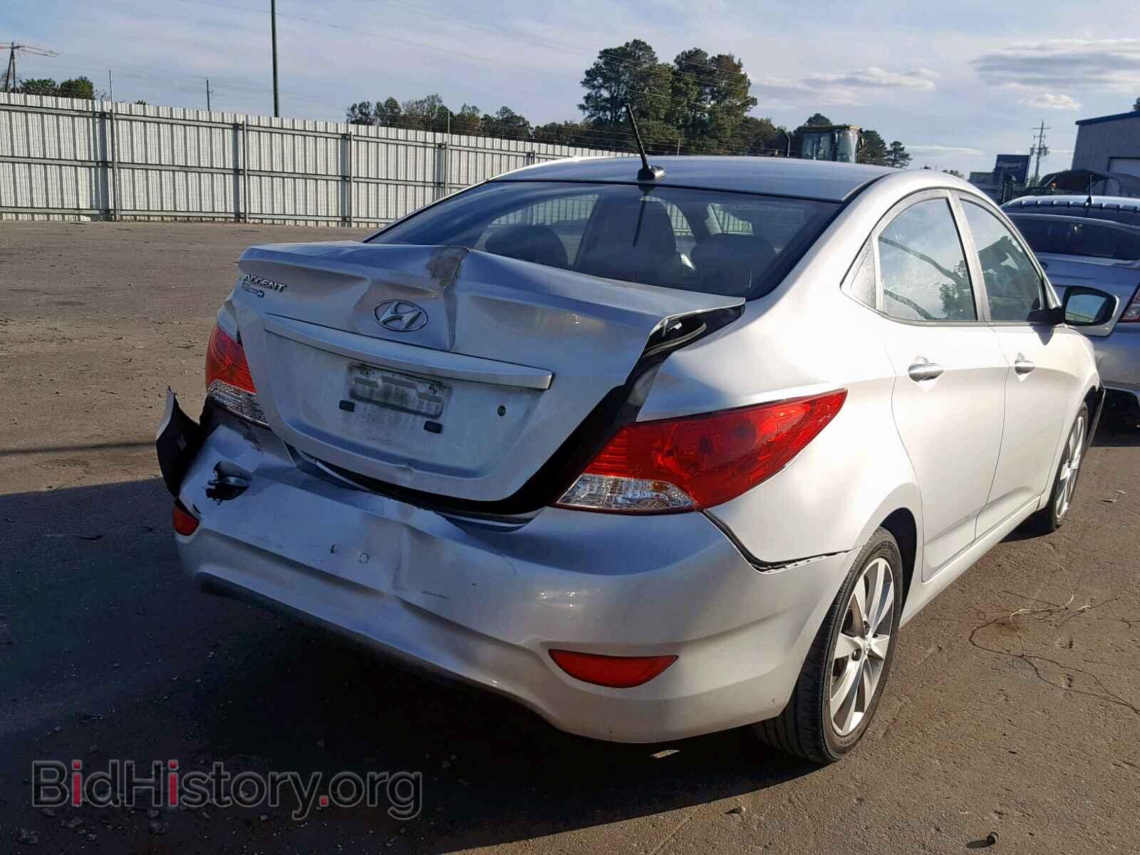 2014 HYUNDAI ACCENT - VIN: KMHCU4AE8EU754486 - Фото 4