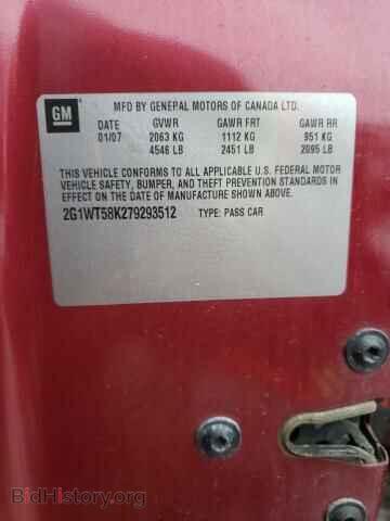 2006 CHEVROLET IMPALA - VIN: 2G1WT58K279293512 - Фото 10