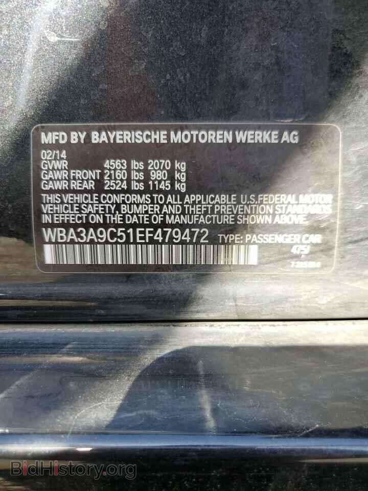 2014 BMW 3 SERIES - VIN: WBA3A9C51EF479472 - Фото 12