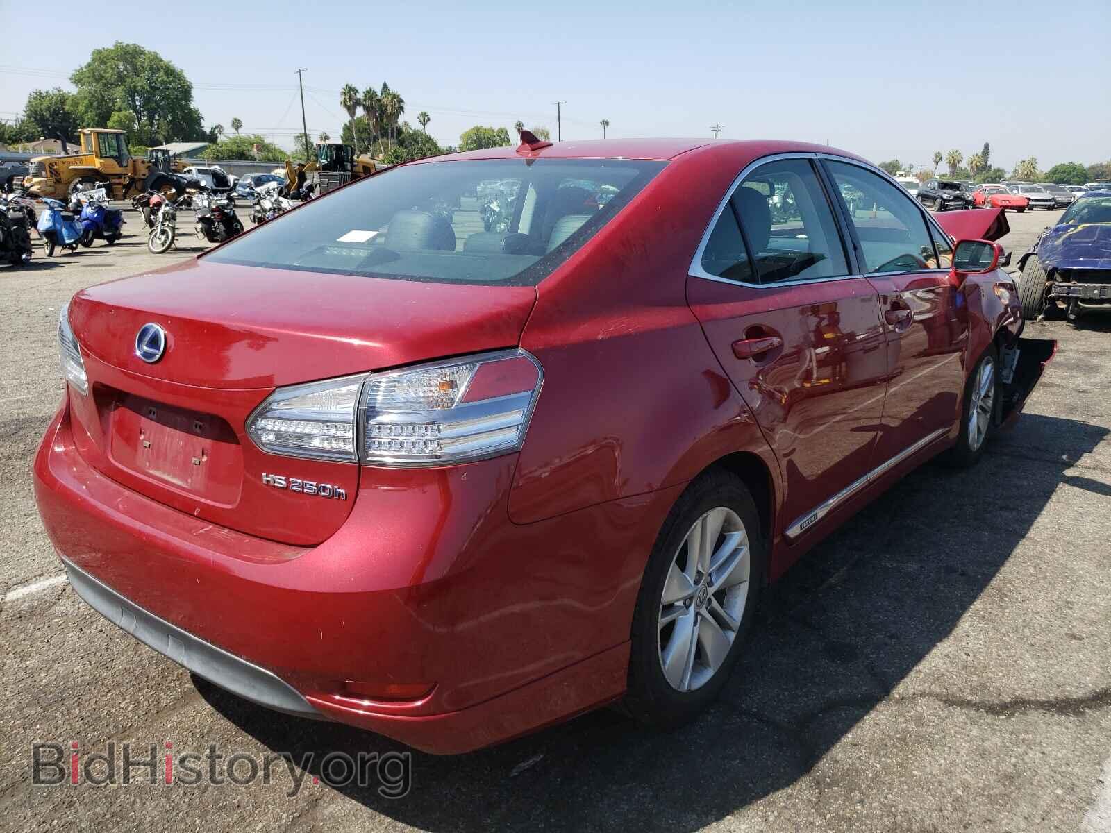 2011 LEXUS HS - VIN: JTHBB1BA3B2045955 - Фото 4
