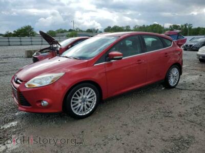 2012 Ford FOCUS SEL, red — VIN 1FAHP3M28CL256522, Copart