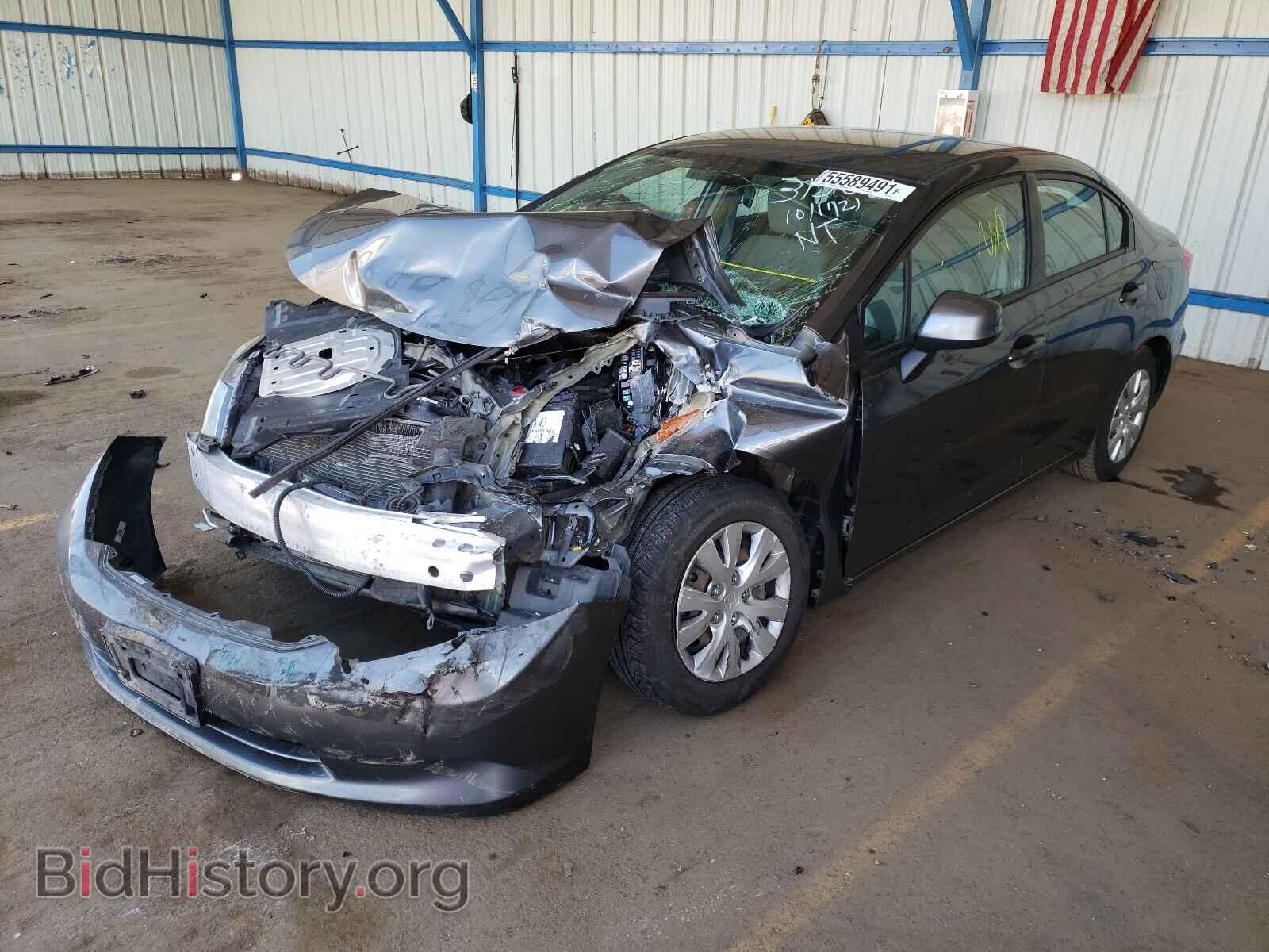 2012 HONDA CIVIC - VIN: 2HGFB2F50CH333576 - Photo 2