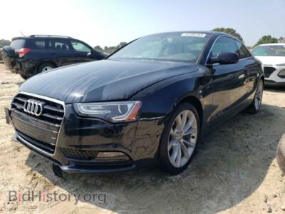 2013 Audi A5 Premium, черный — VIN WAUCFAFR9DA036595, Copart