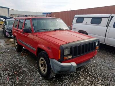 2000 Jeep CHEROKEE S, red — VIN 1J4FT48S3YL133628, Copart
