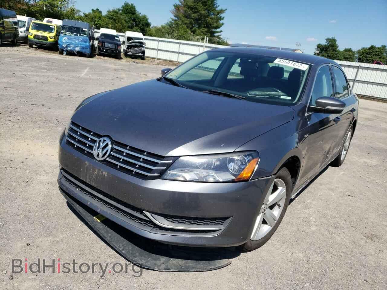 2014 VOLKSWAGEN PASSAT - VIN: 1VWAT7A38EC045347 - Фото 2