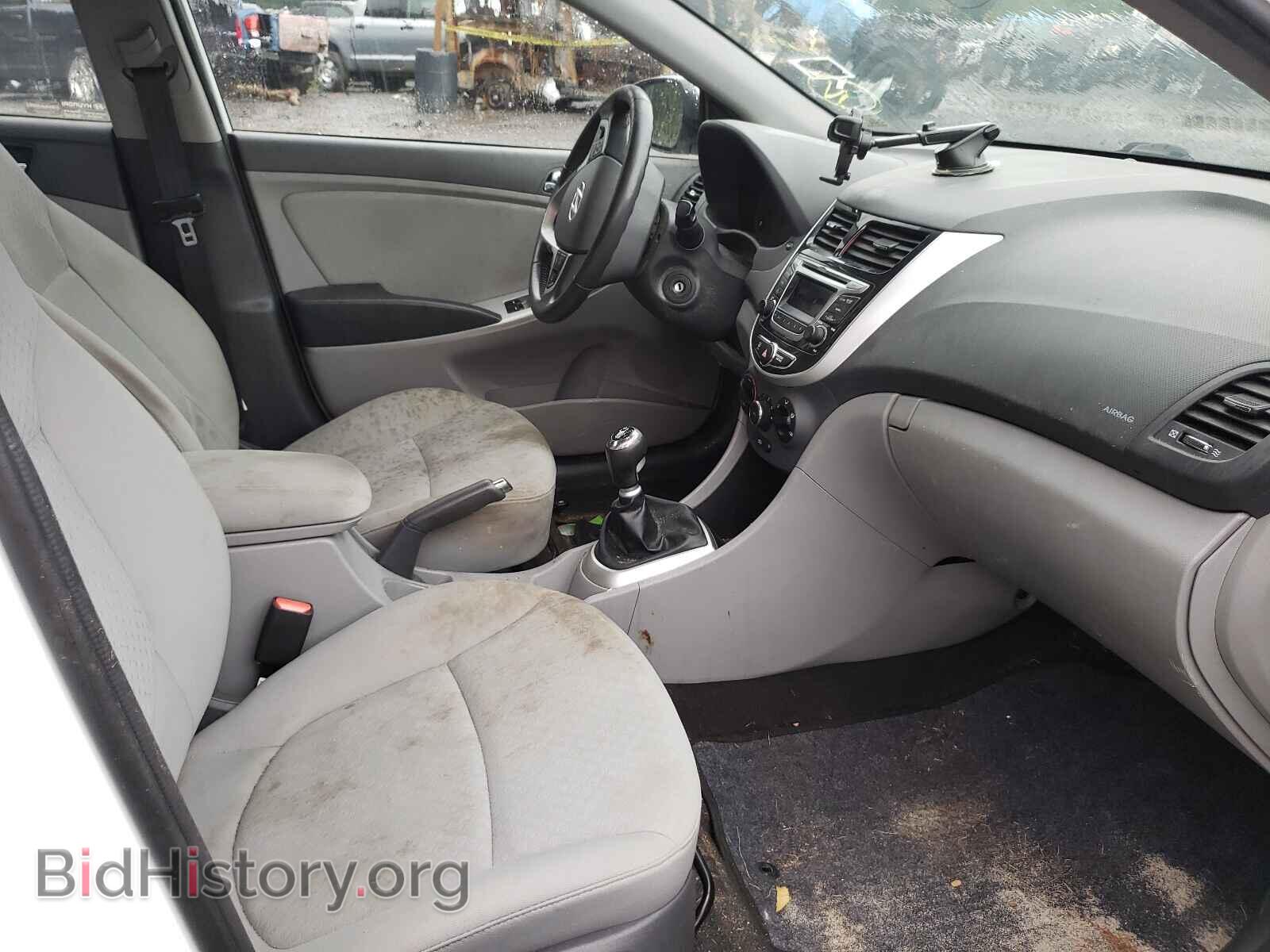 2014 HYUNDAI ACCENT - VIN: KMHCU5AEXEU192516 - Фото 5
