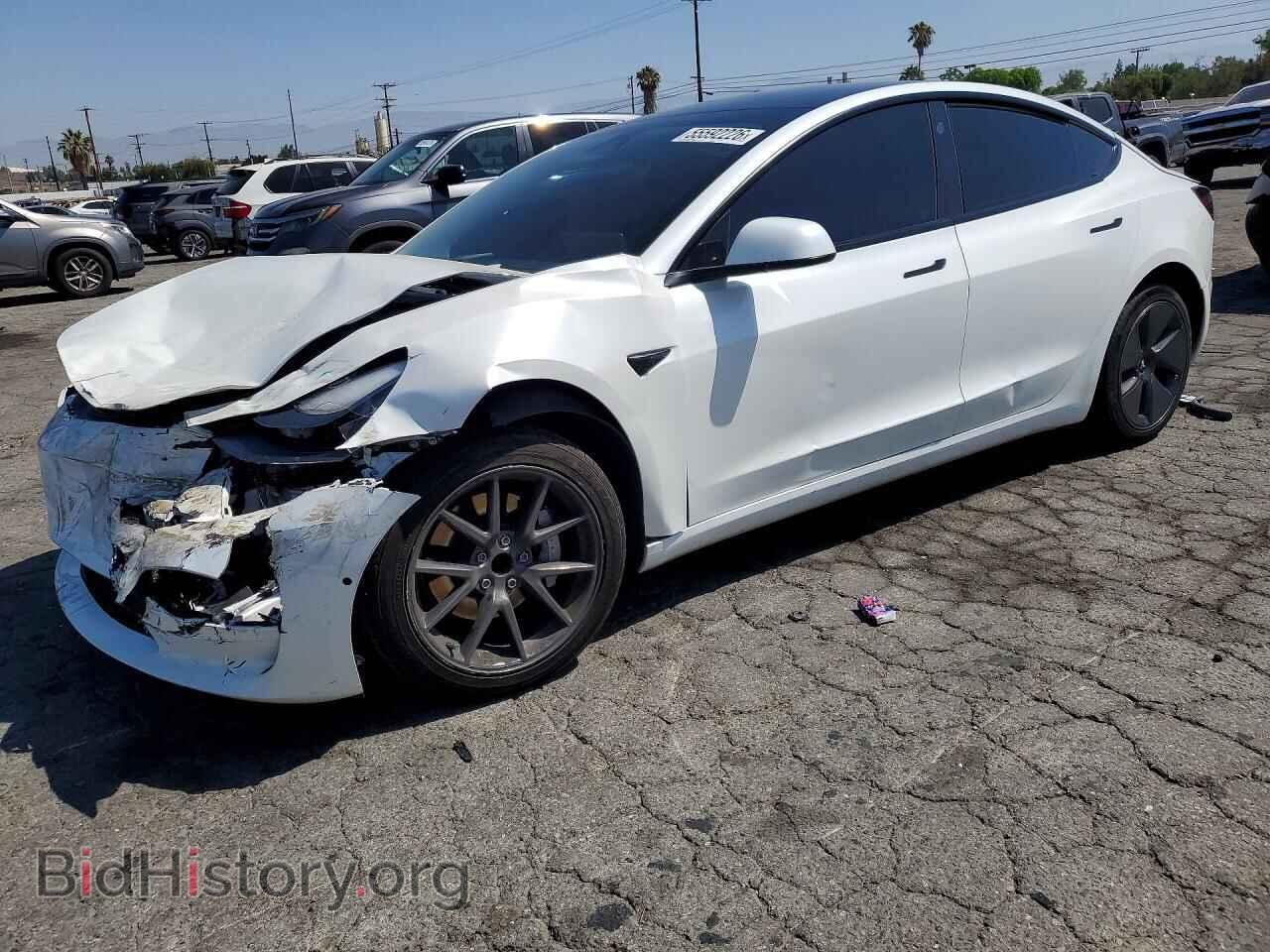 Photo 5YJ3E1EA1NF288917 - TESLA MODEL 3 2022
