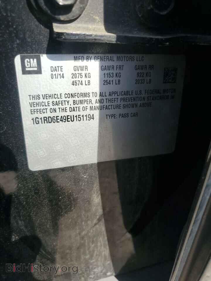 2014 CHEVROLET VOLT - VIN: 1G1RD6E49EU151194 - Фото 12
