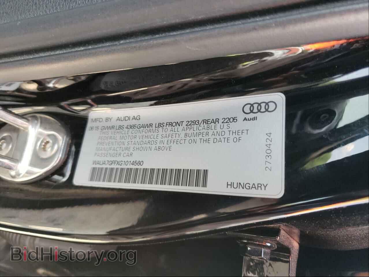 2016 AUDI A3 - VIN: WAUA7GFFXG1014560 - Фото 10