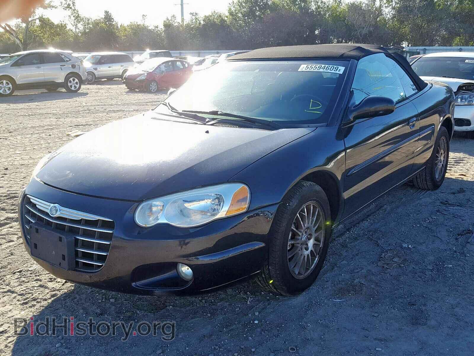 2004 CHRYSLER SEBRING - VIN: 1C3EL55RX4N330842 - Фото 2