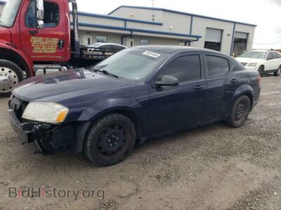 2014 Dodge AVENGER SE, blue — VIN 1C3CDZAB4EN177428, Copart