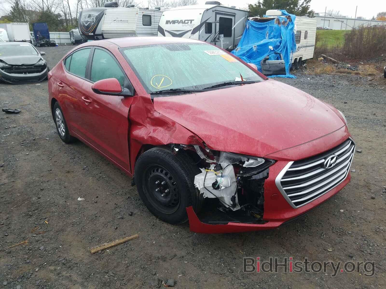 Photo KMHD74LF6HU392129 - HYUNDAI ELANTRA 2017