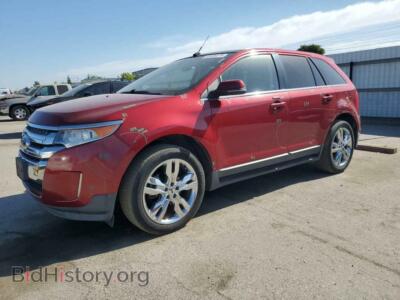 2013 Ford EDGE Limited, красный — VIN 2FMDK3K95DBA90884, Copart