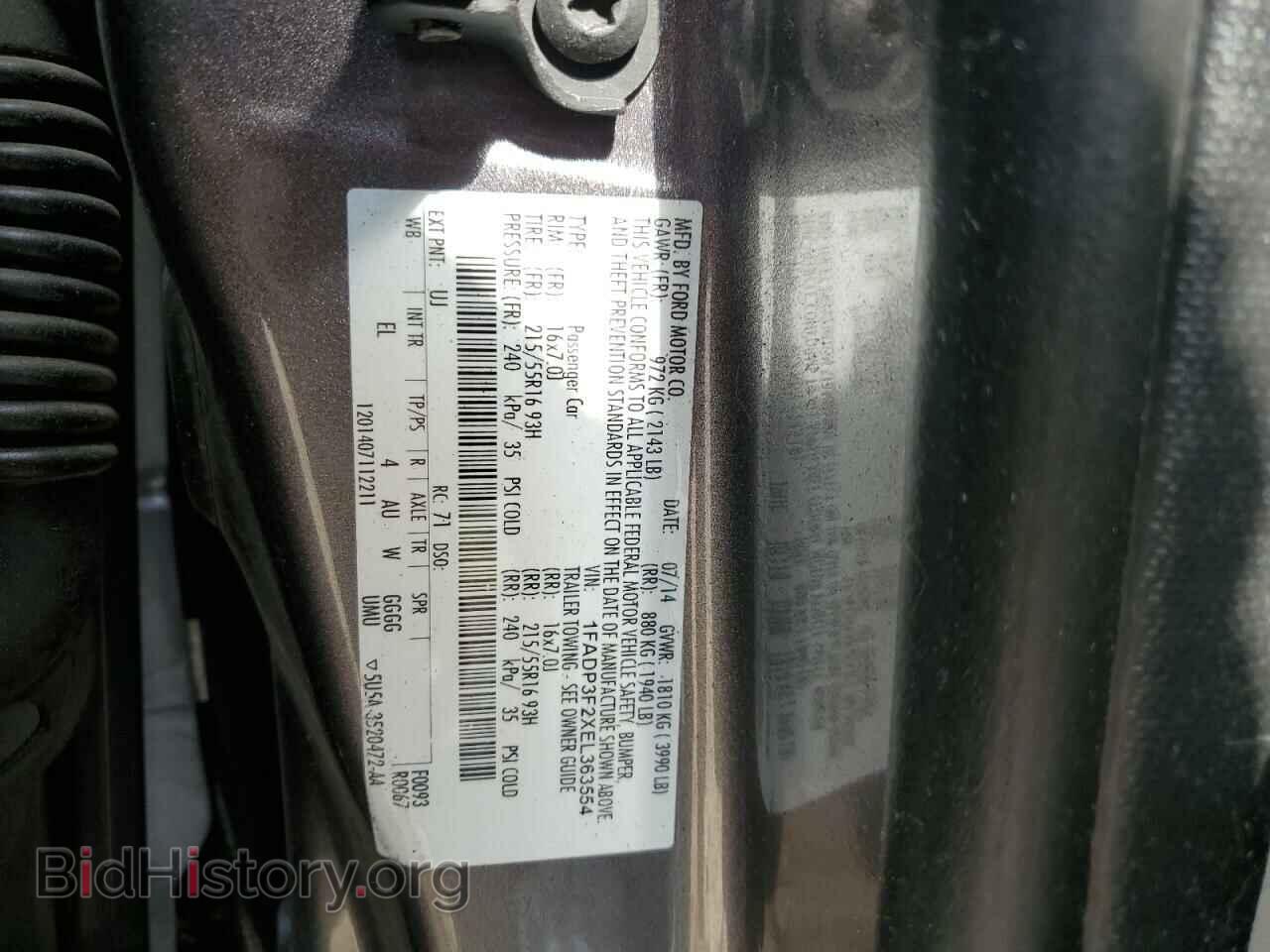 2014 FORD FOCUS - VIN: 1FADP3F2XEL363554 - Photo 12