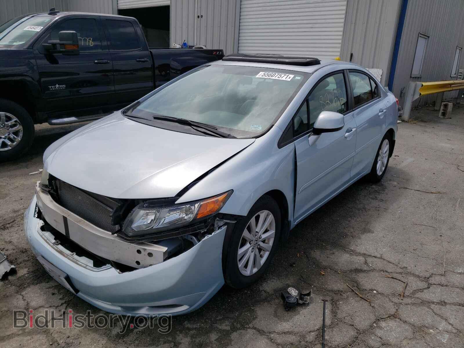 2012 HONDA CIVIC - VIN: 2HGFB2F95CH514112 - Фото 2