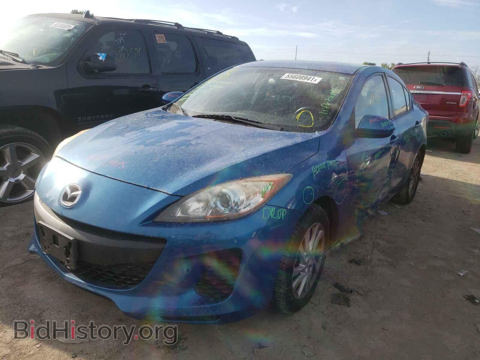 2012 MAZDA 3 - VIN: JM1BL1V80C1648845 - Фото 2