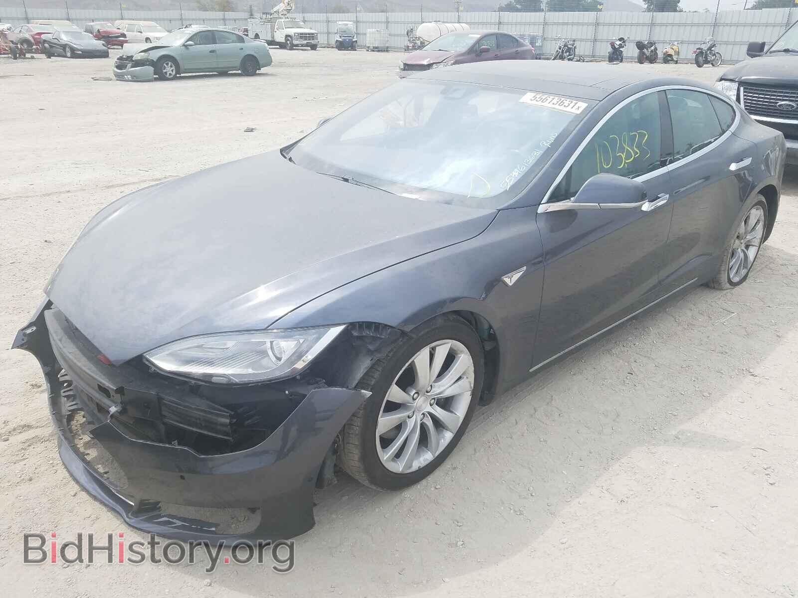 2015 TESLA MODEL S - VIN: 5YJSA1E27FF104114 - Фото 2