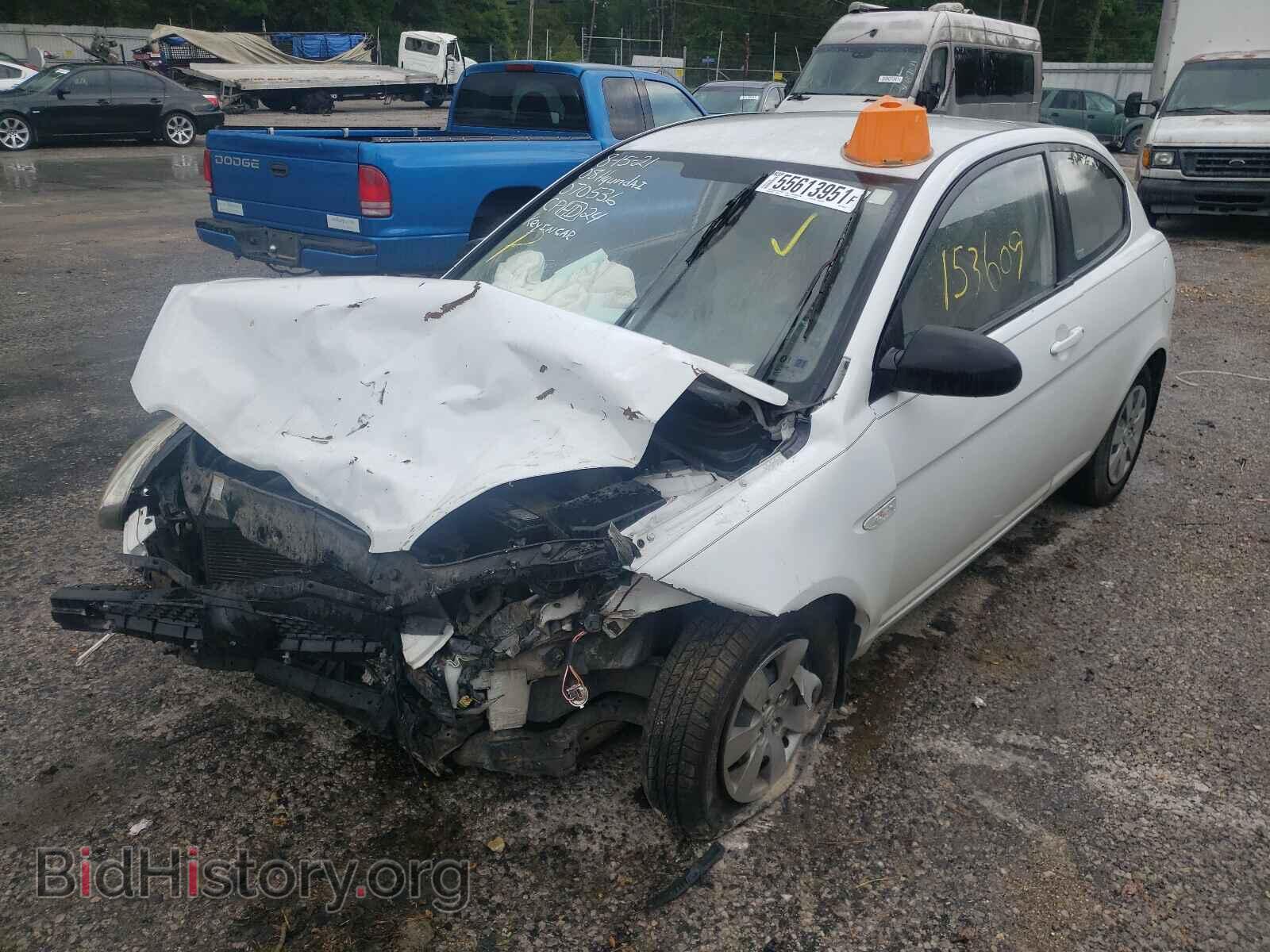 2008 HYUNDAI ACCENT - VIN: KMHCM36C98U070536 - Фото 2