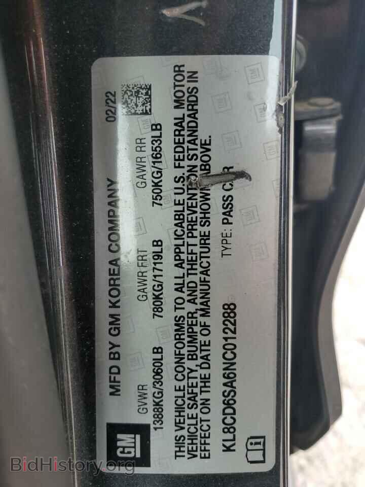 2022 CHEVROLET SPARK - VIN: KL8CD6SA6NC012288 - Фото 12