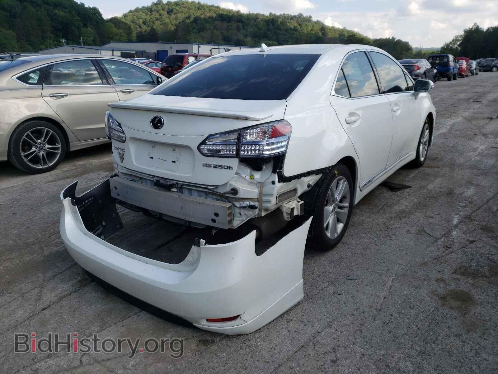 2010 LEXUS HS - VIN: JTHBB1BA6A2015184 - Фото 4