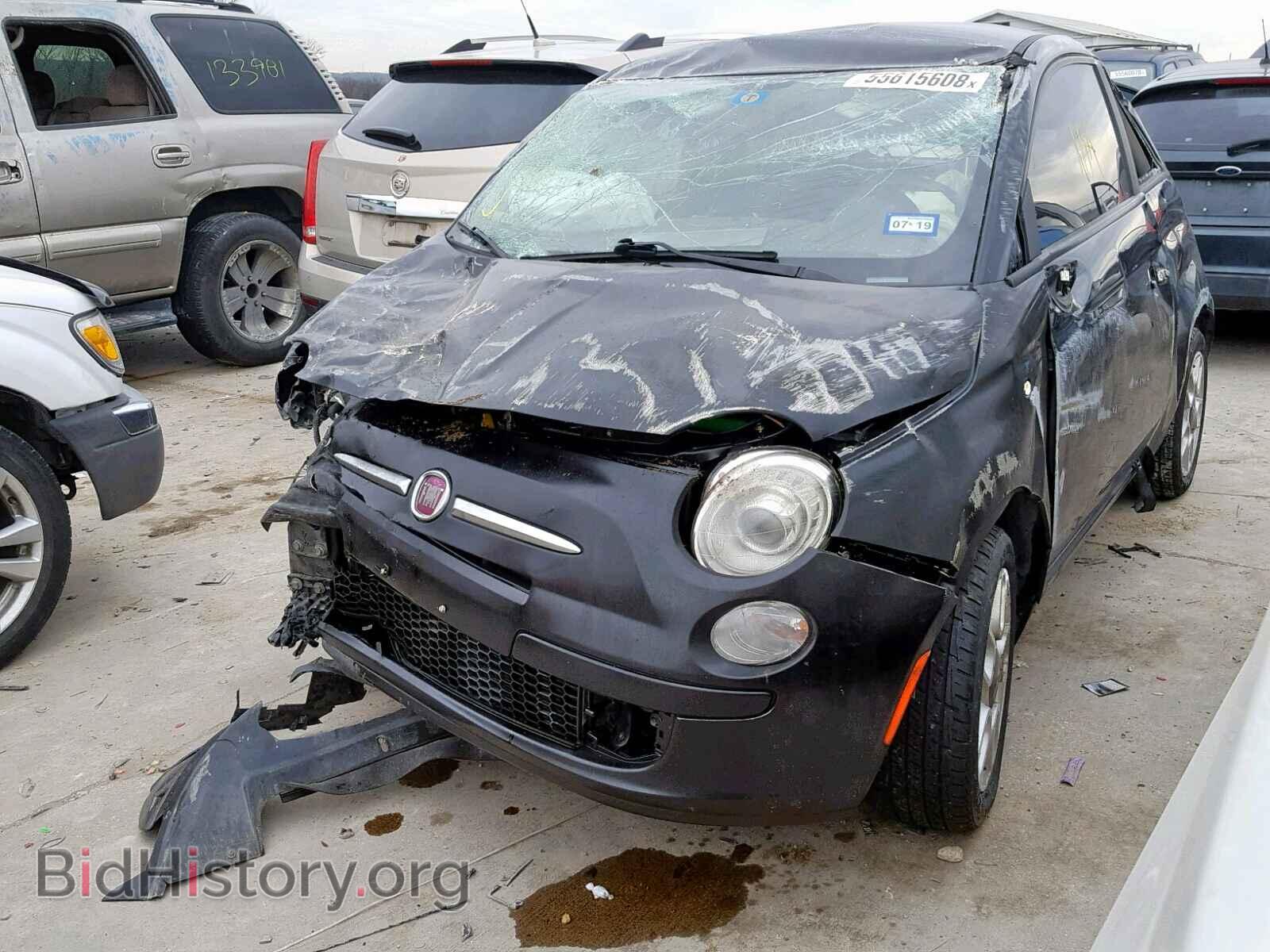 2012 FIAT 500 - VIN: 3C3CFFAR4CT355258 - Фото 2
