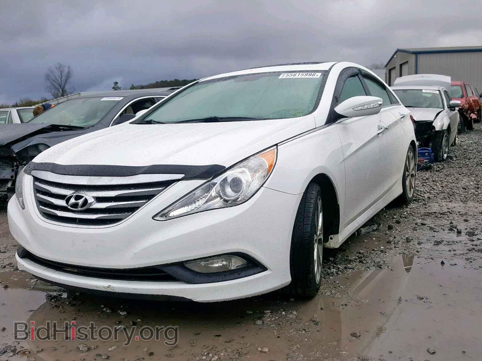 2014 HYUNDAI SONATA - VIN: 5NPEC4AB0EH851827 - Фото 2