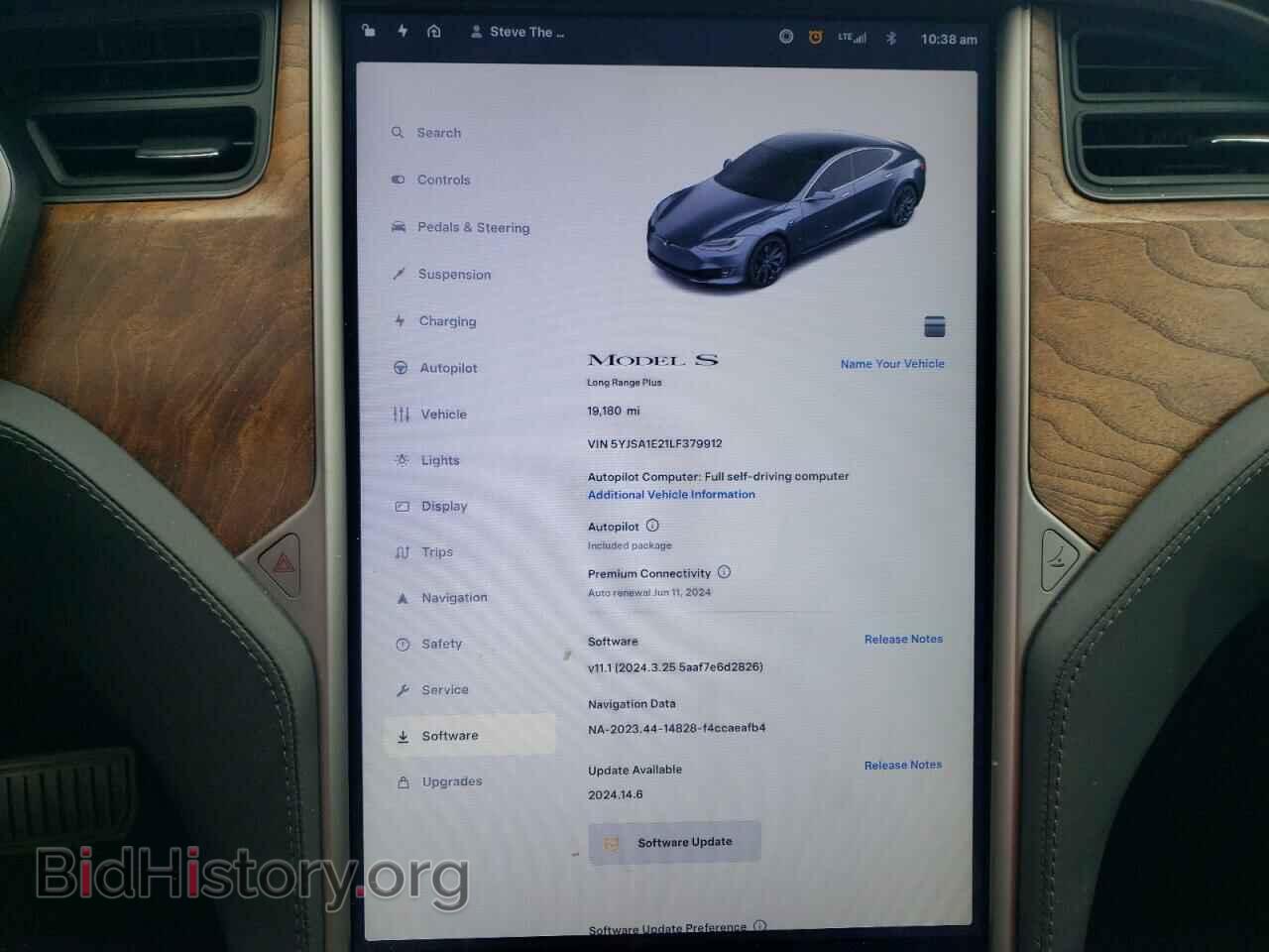 2020 TESLA MODEL S - VIN: 5YJSA1E21LF379912 - Photo 9