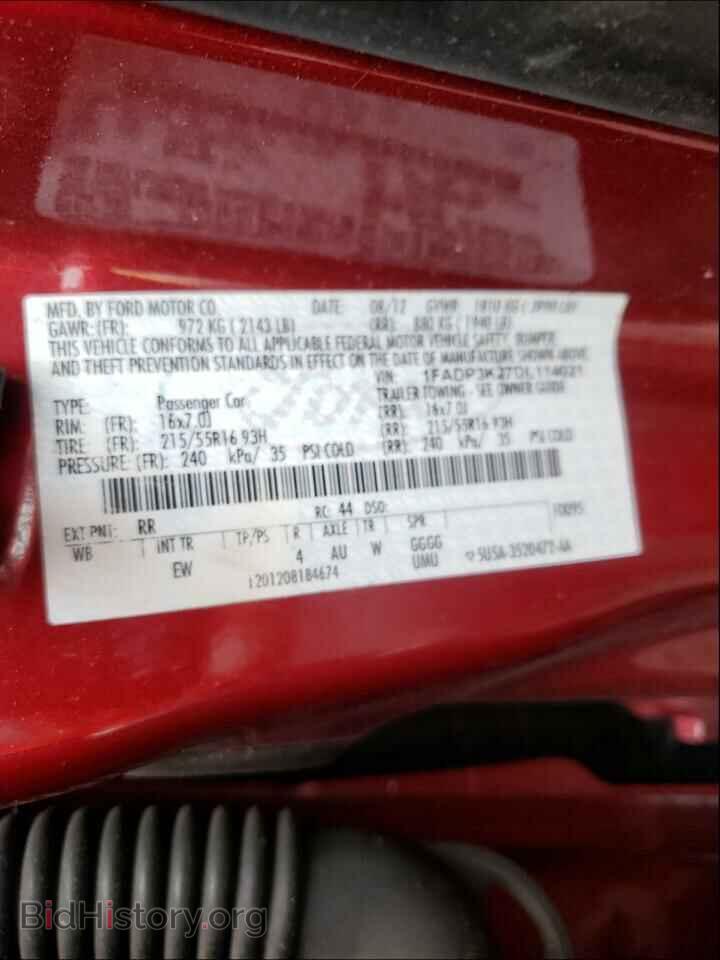 2013 FORD FOCUS - VIN: 1FADP3K27DL114021 - Photo 10