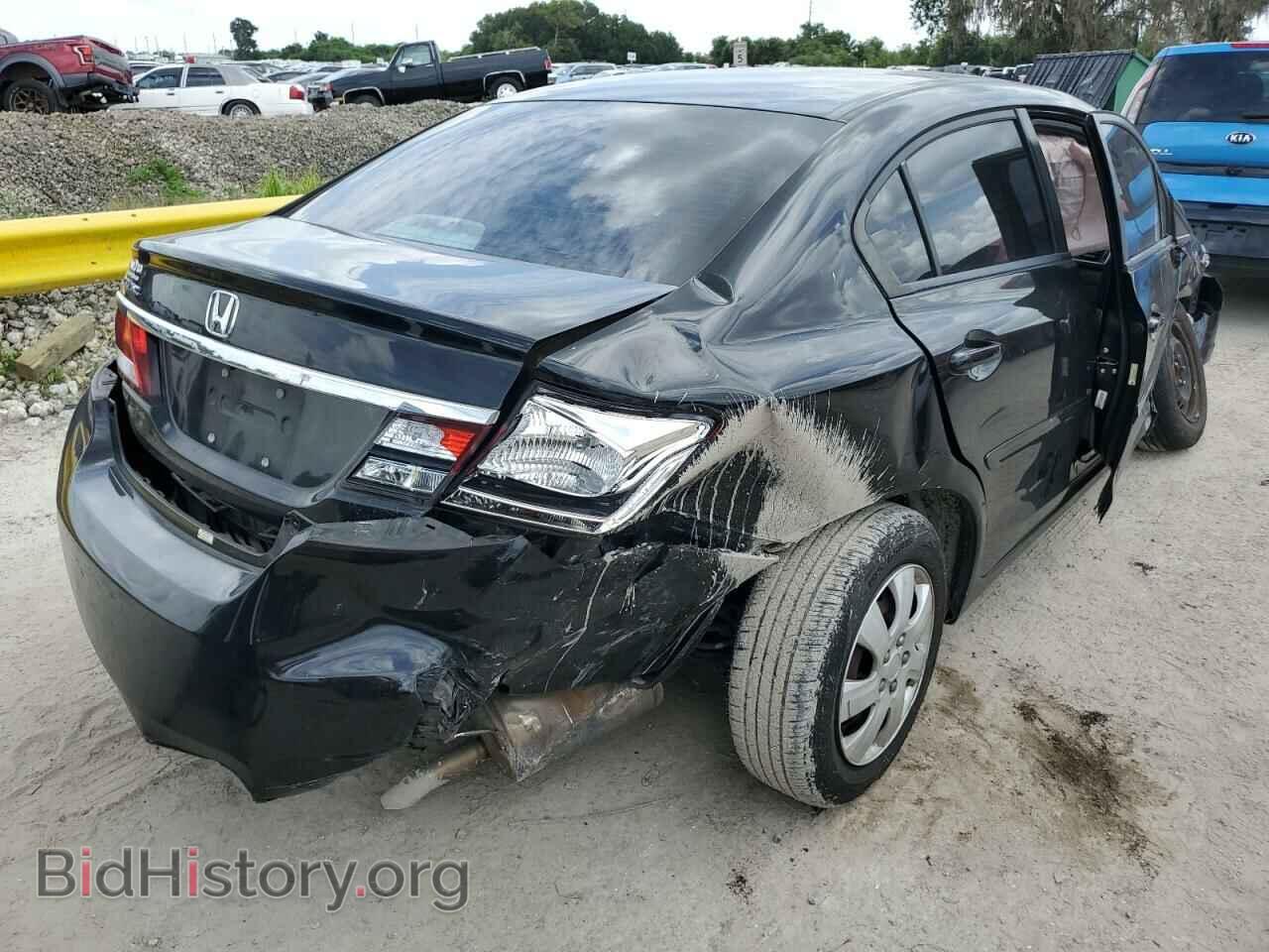 2013 HONDA CIVIC - VIN: 2HGFB2F55DH300008 - Фото 4