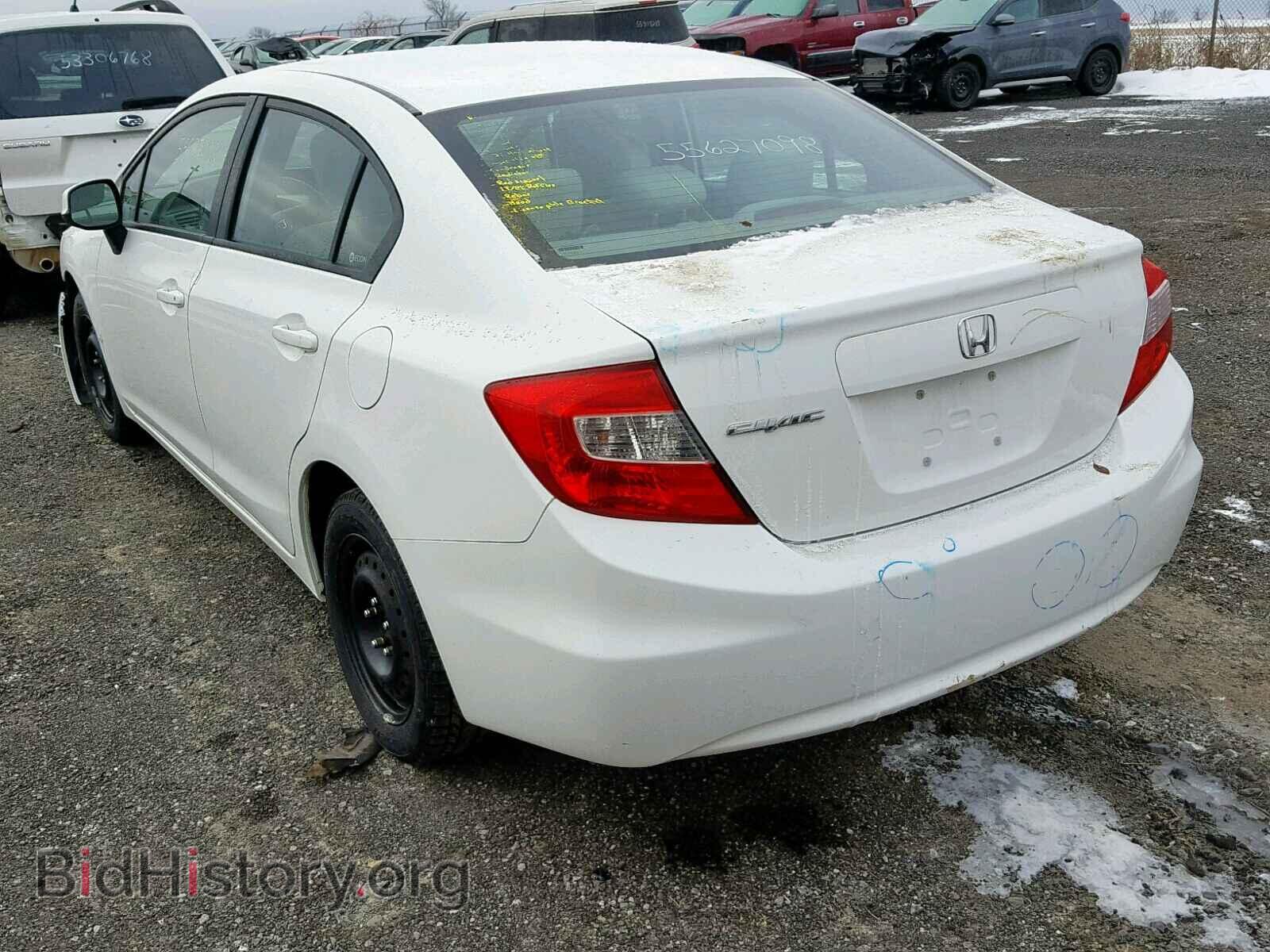 2012 HONDA CIVIC LX - VIN: 2HGFB2F41CH043886 - Фото 3